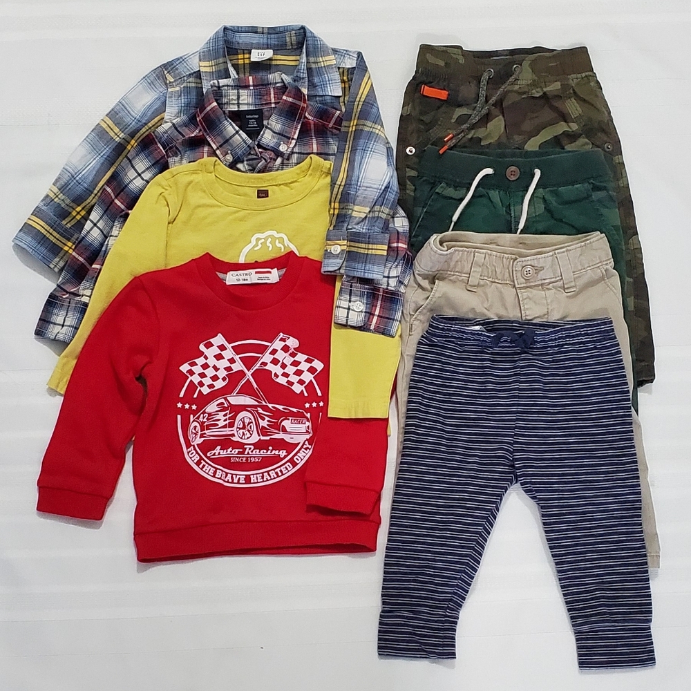 Lot of 8 Baby Boy Winter Clothes
